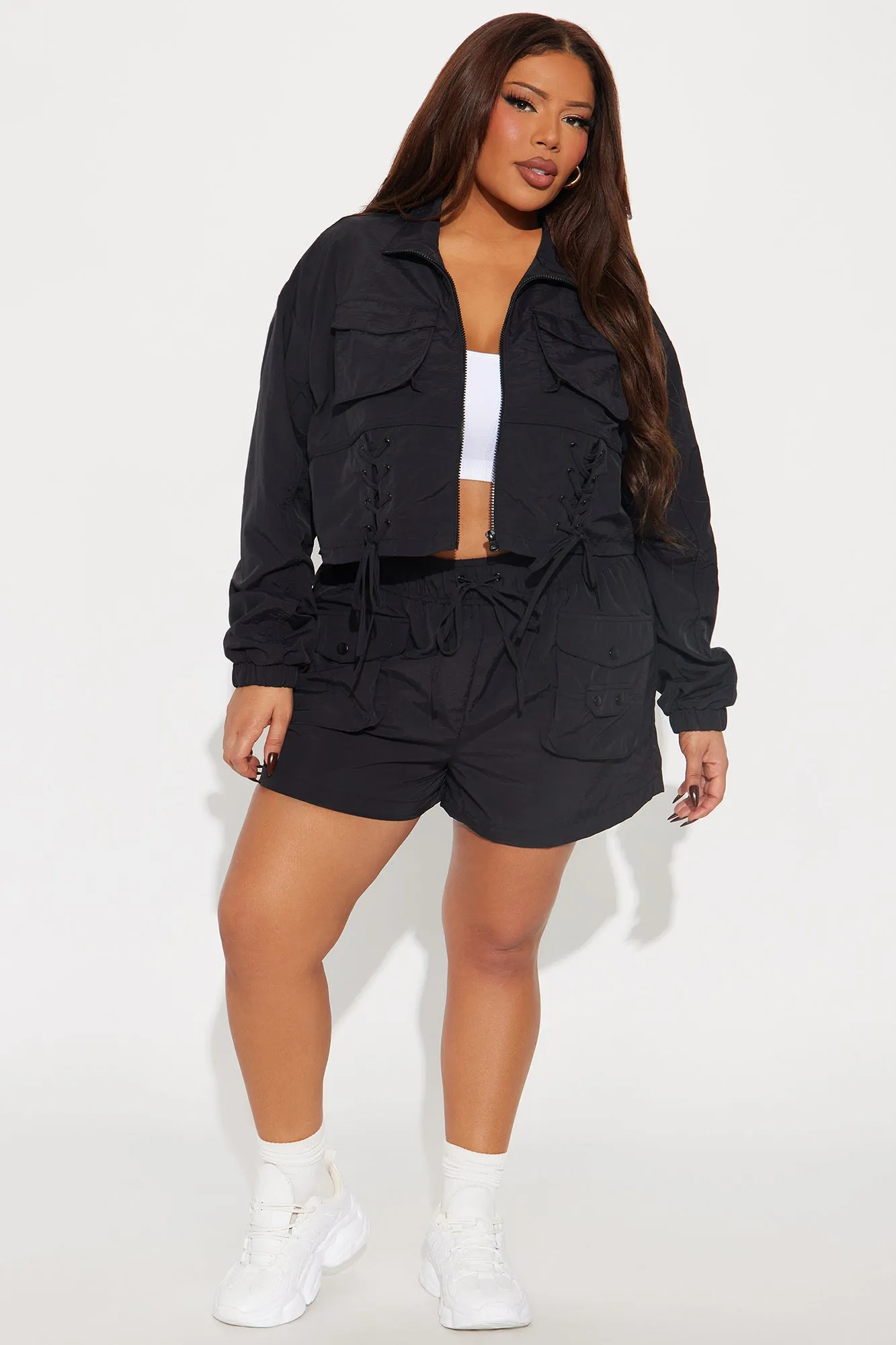 Best In The Game Windbreaker Jacket - Black