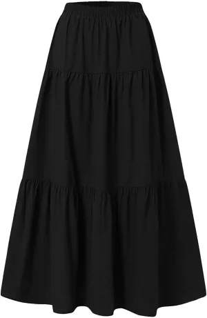 Black Skirt Women Women Mesh Bodycon Midi Skirts High Elastic Wasited Elagant Summer Long Skirts Pleated Skirt