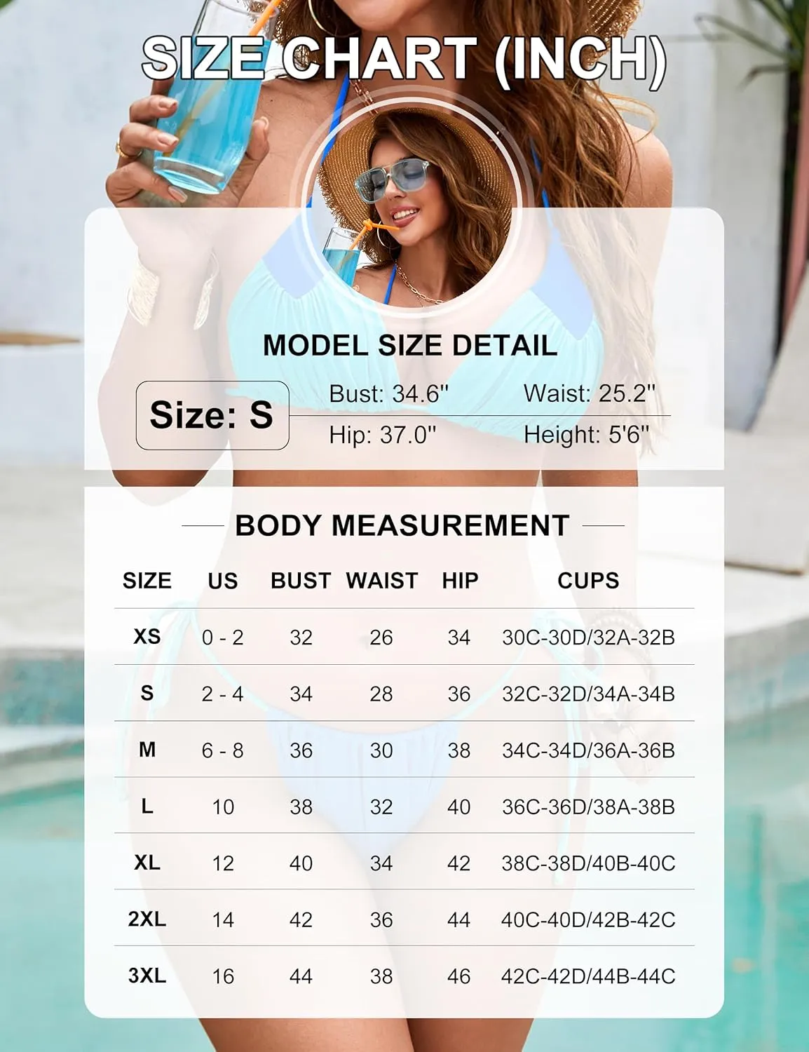 Blooming Jelly Womens Triangle Bikini Sets Cheeky String Sexy Swimsuit High Cut Mid Rise Halter Ruched Two Piece Bathing Suit