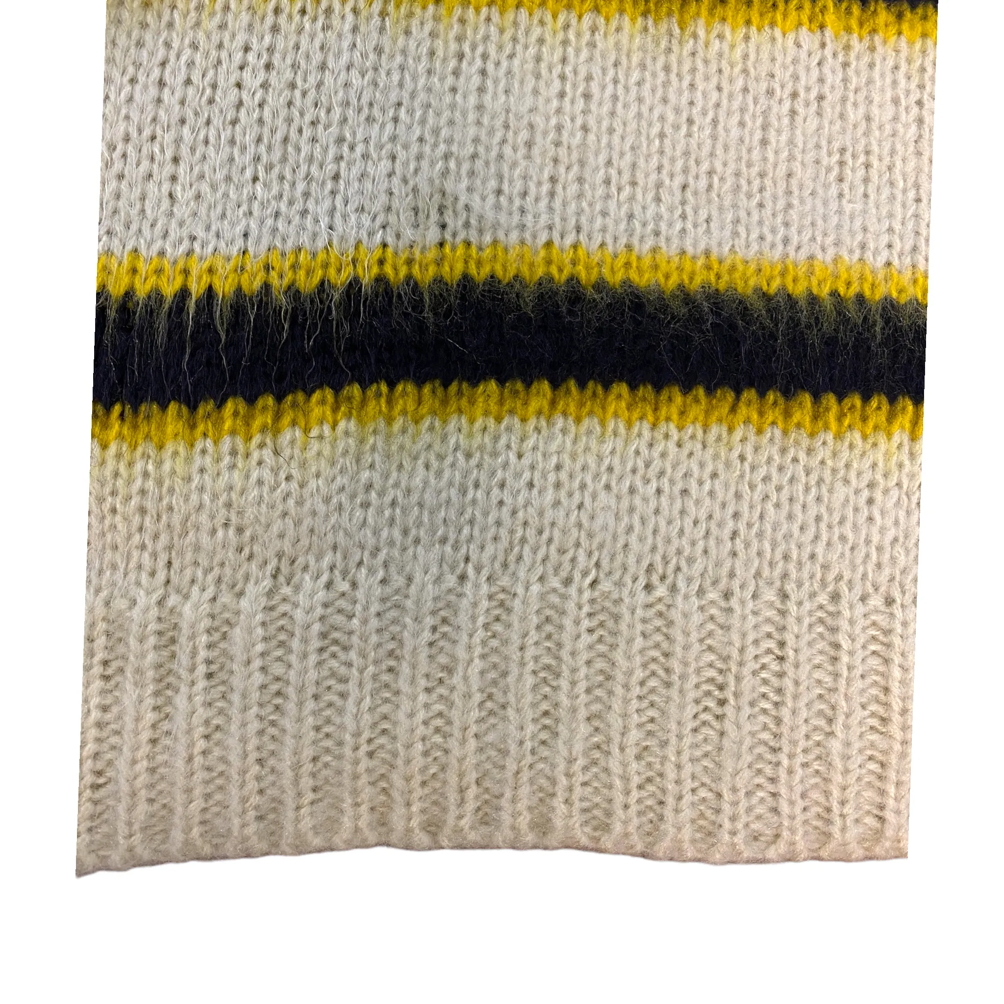 Boxy fit lofty mohair striped sweater - final sale