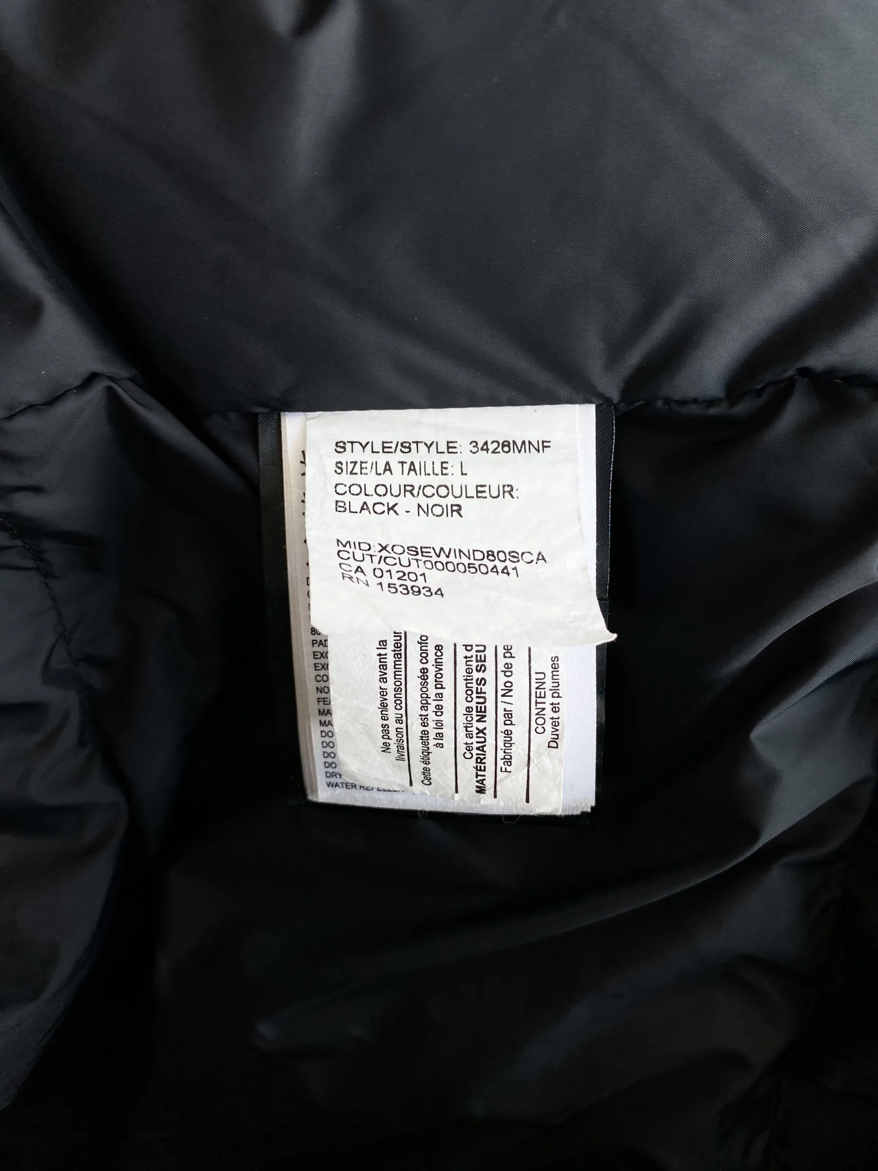 Canada Goose Black Chateau Men's Jacket