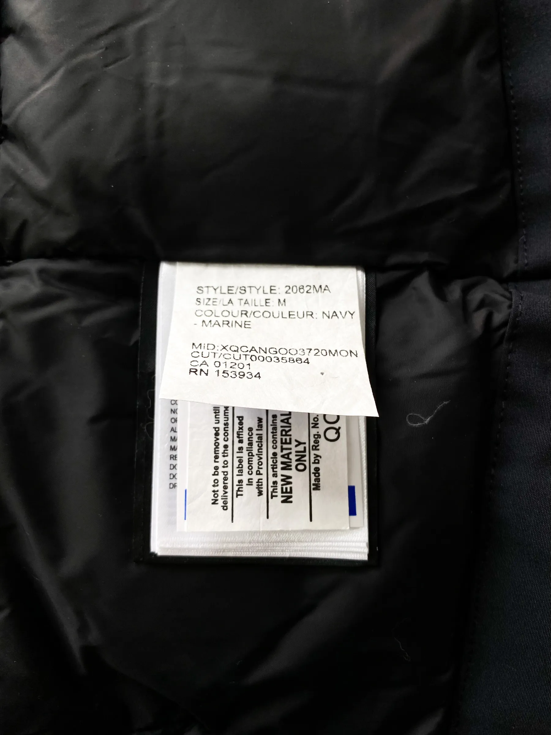 Canada Goose Black Langford Fusion Men's Jacket