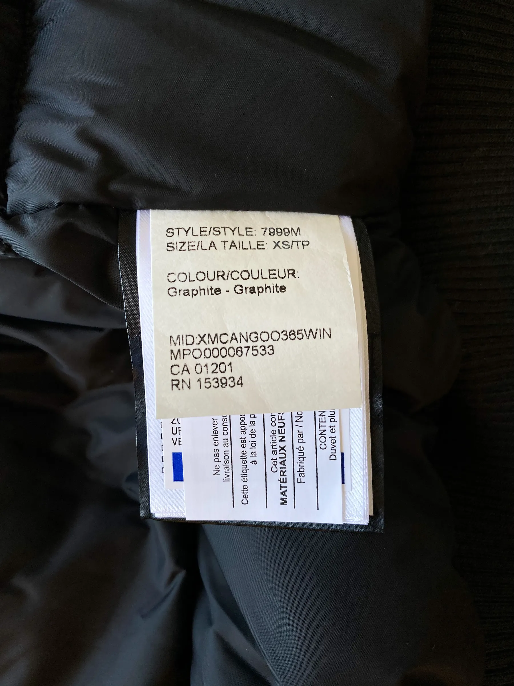 Canada Goose Graphite Chilliwack Men's Jacket