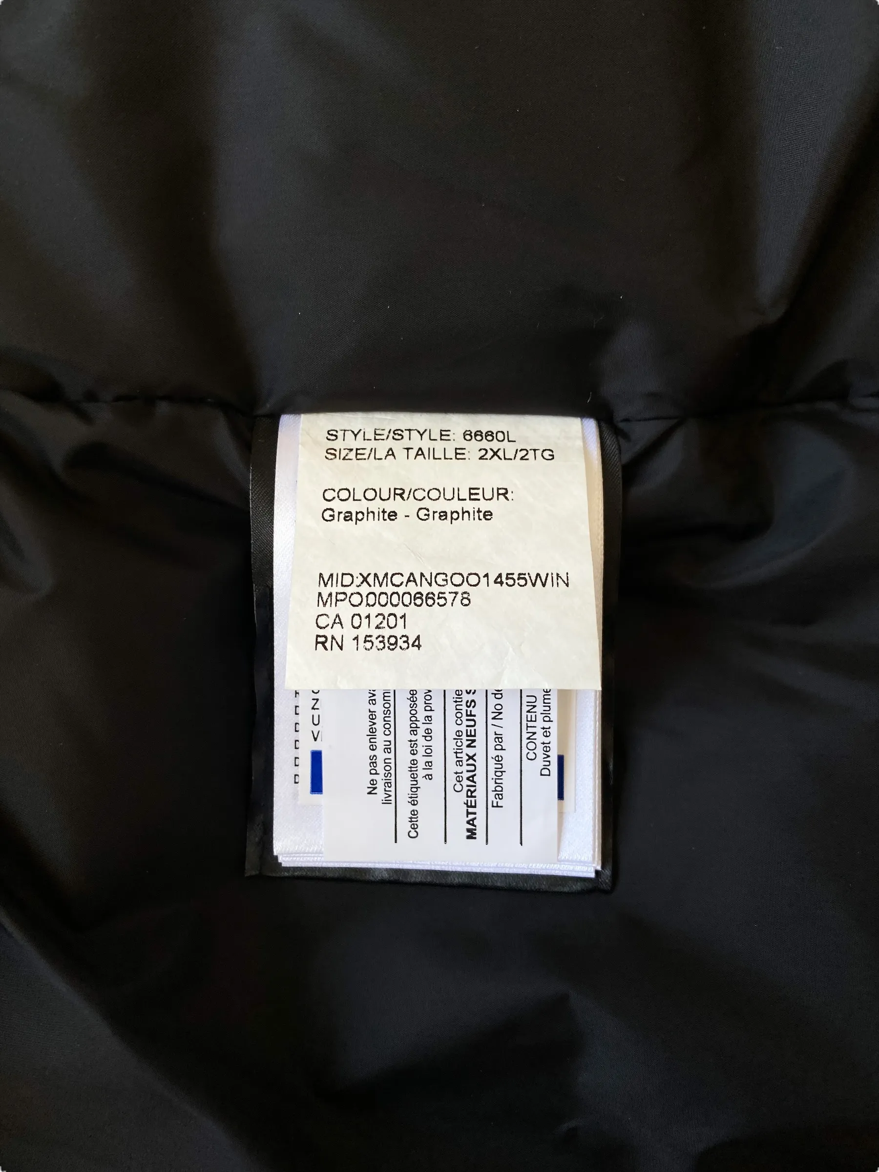 Canada Goose Graphite Trillium Women's Jacket