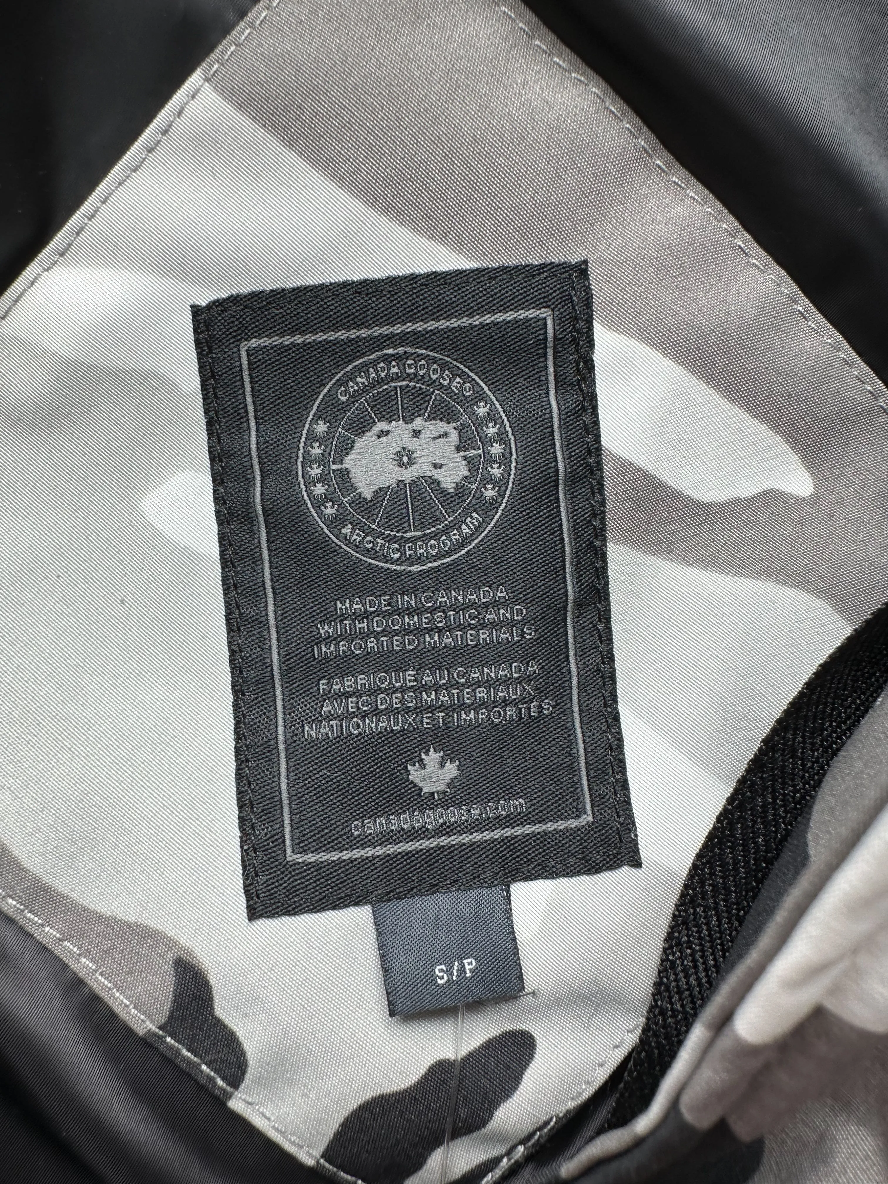 Canada Goose Snow Camo Savona Black Label Women's Jacket