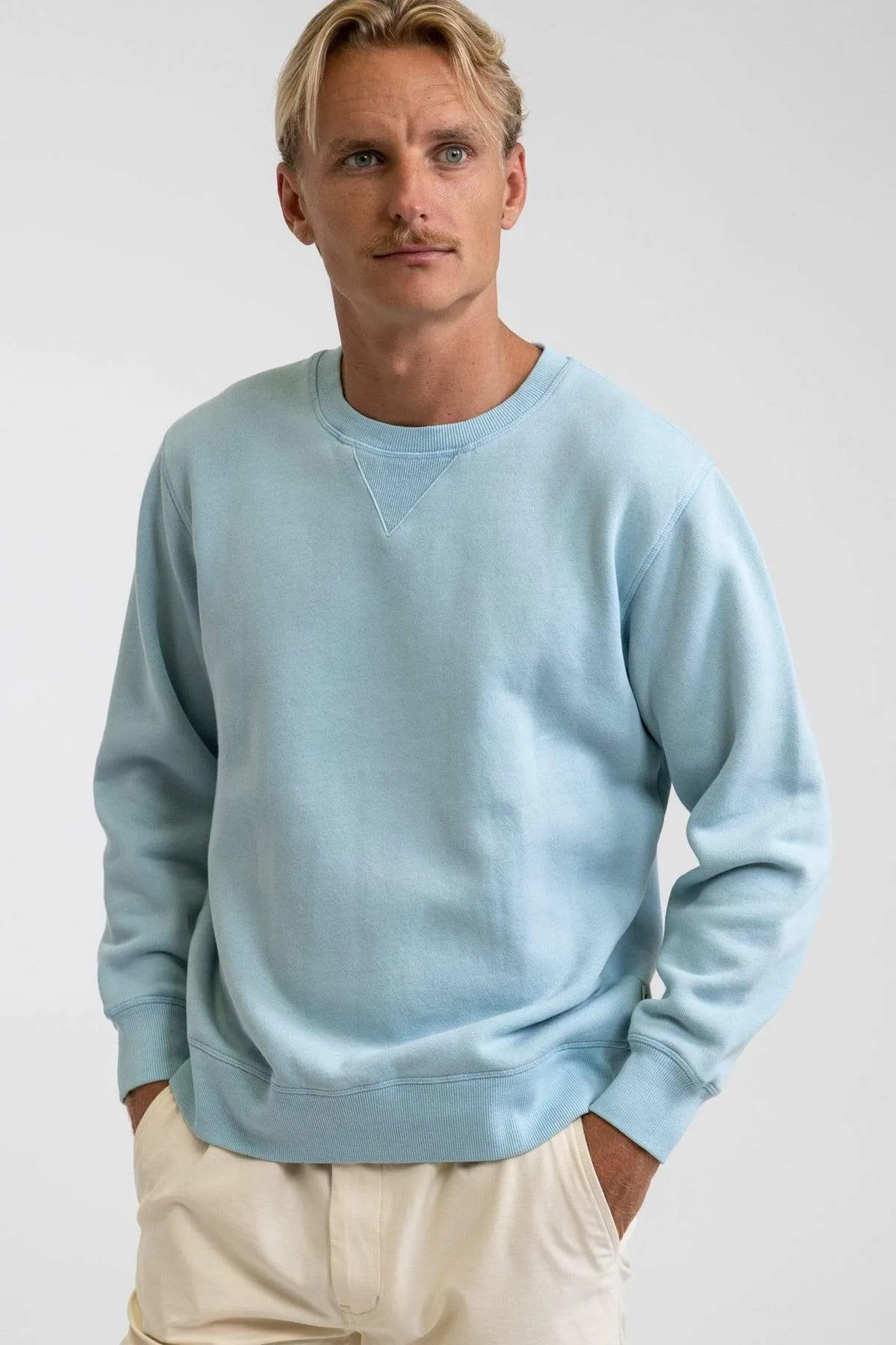 Crew Fleece (Pearl Blue)