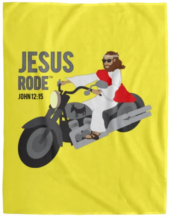 Cruis'n Jesus Rode - Cozy Plush Fleece Blanket - 60x80