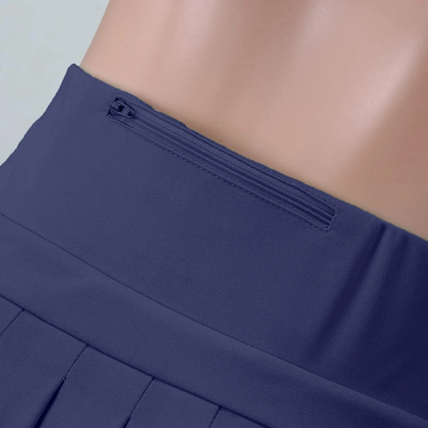 FZVYD Women's Pleated Tennis Skirts with Pockets High Waisted Golf Skorts Running Skirt Athletic Short Skort for Workout