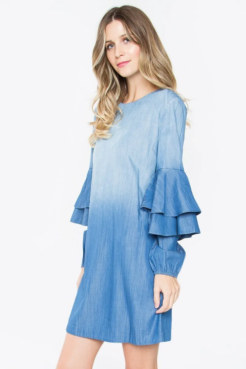 Keisha Denim Shift Dress