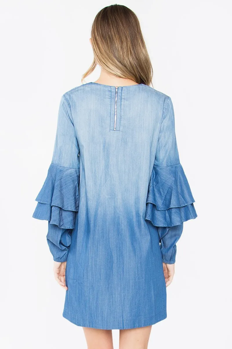 Keisha Denim Shift Dress