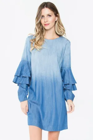 Keisha Denim Shift Dress