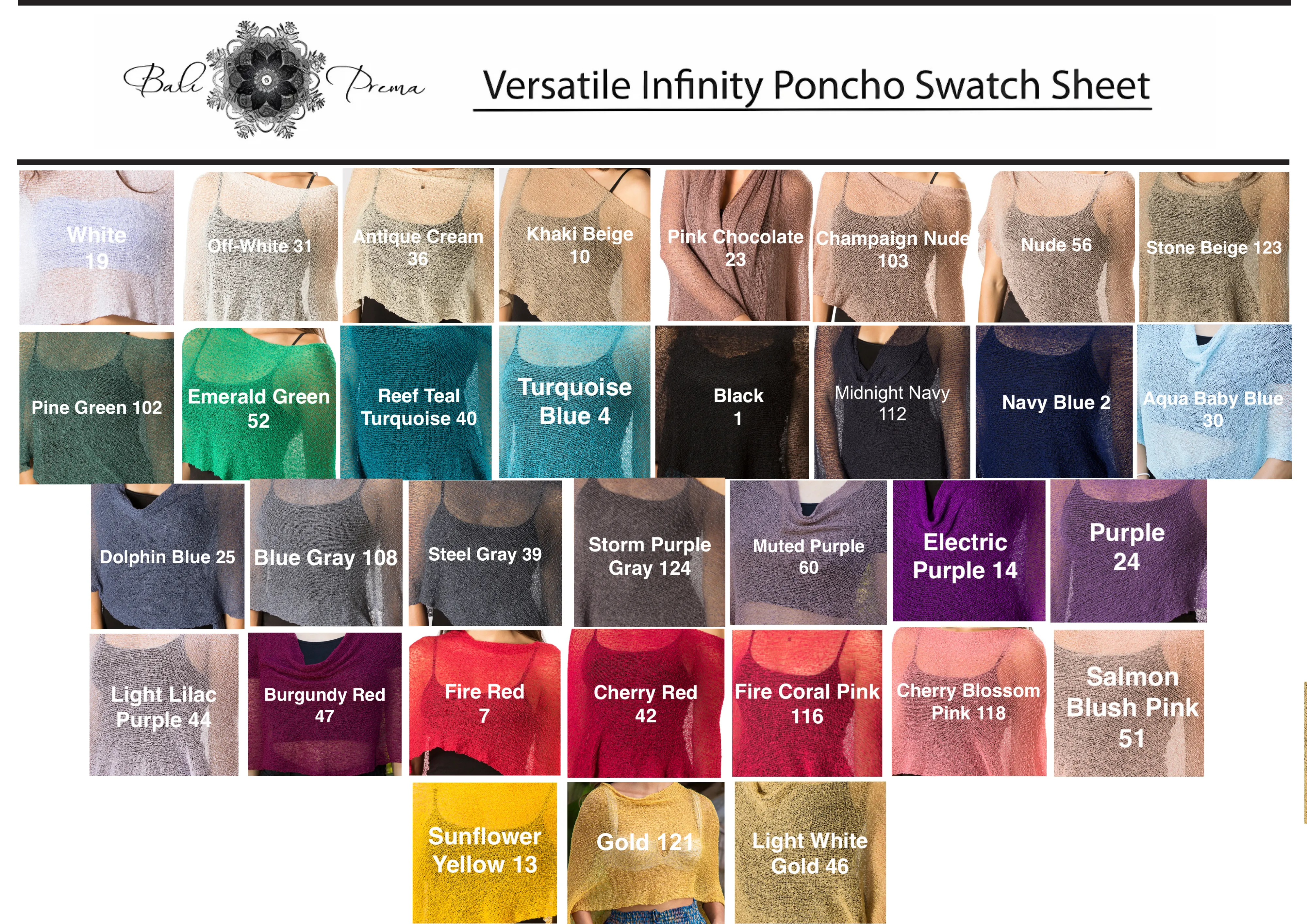 Lightweight Knit Poncho