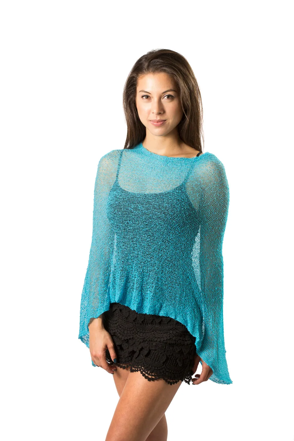 Lightweight Knit Poncho