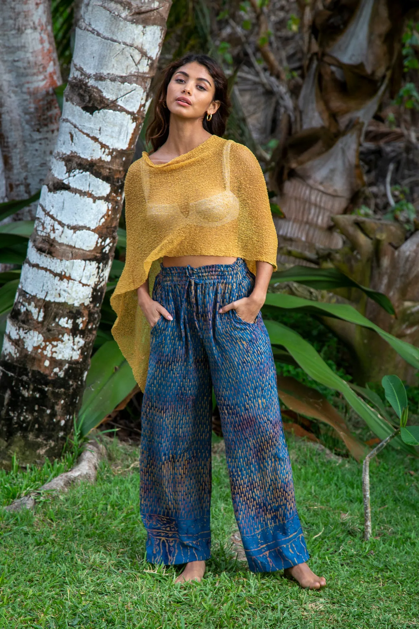 Lightweight Knit Poncho