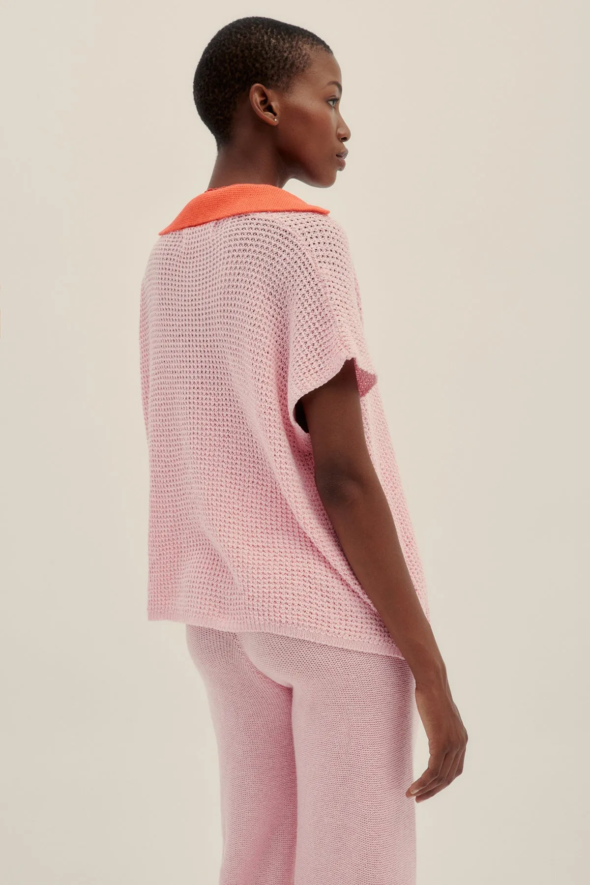 Lu Knit Pants Pink