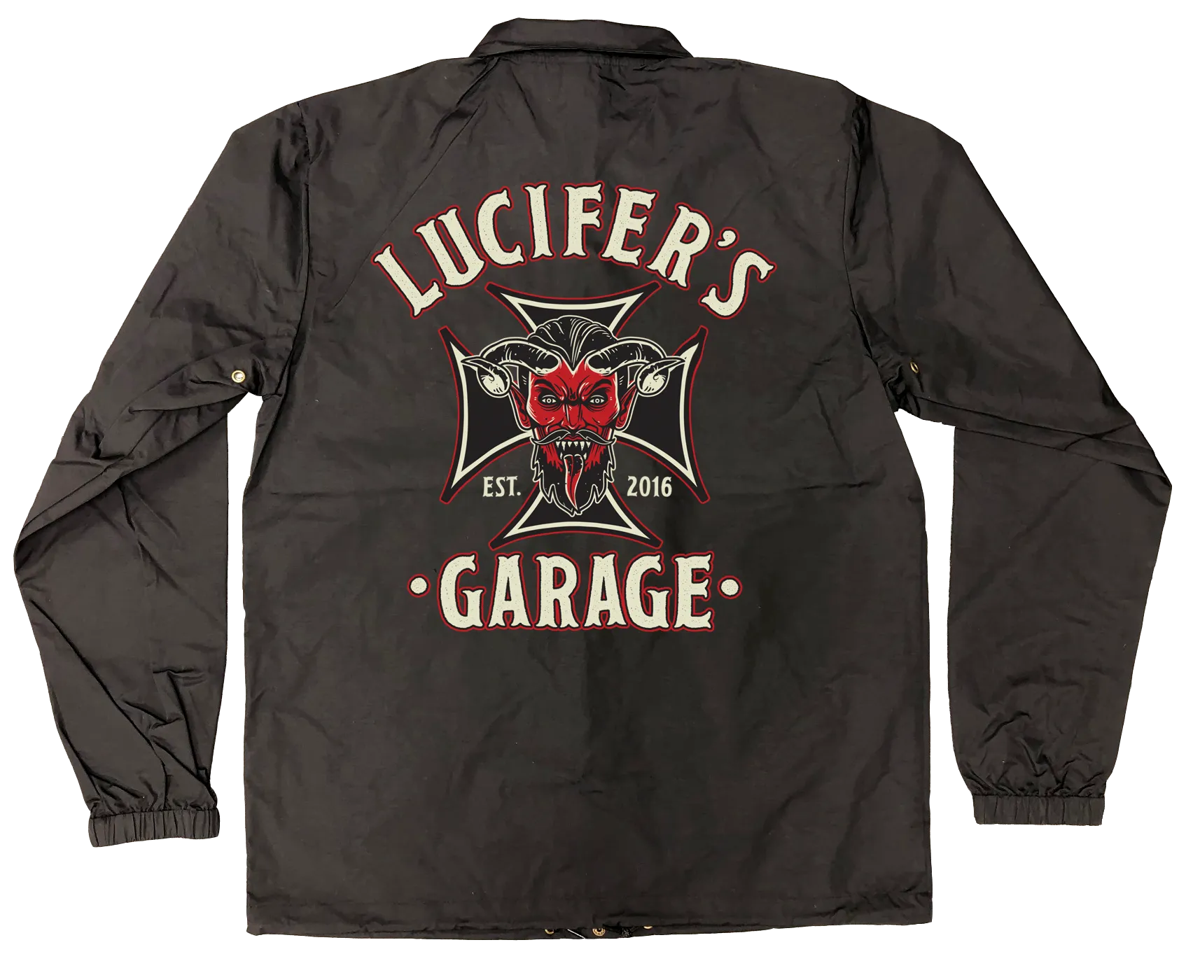 Lucifer's Garage Iron Cross Windbreaker