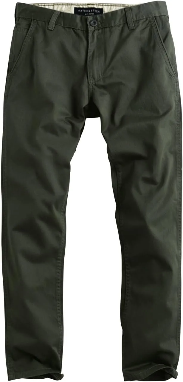Match Men's Athletic Fit Straight Leg Casual Pants #8036