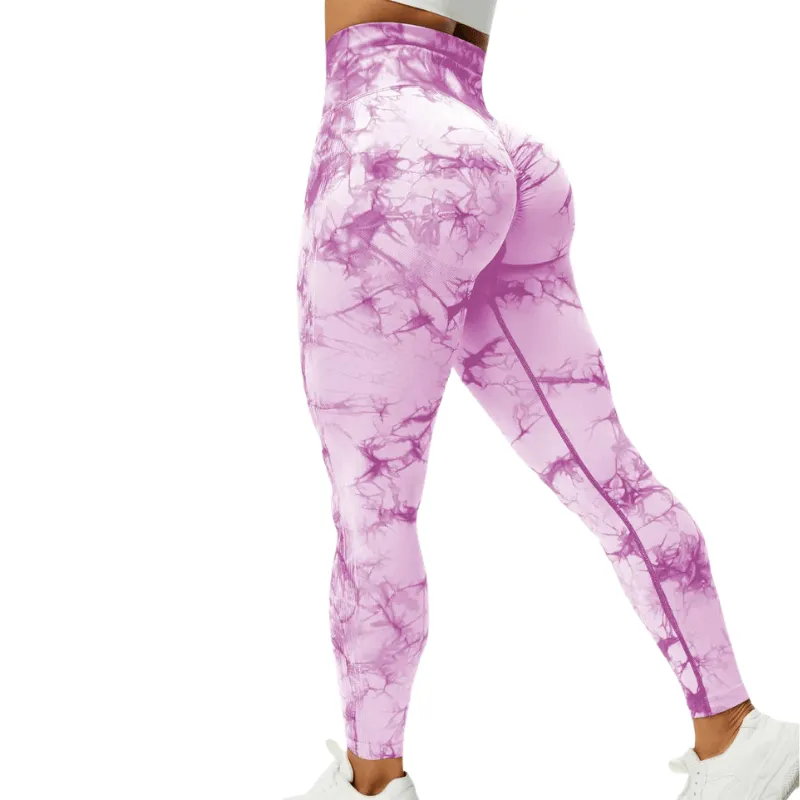 Tie Dye Workout Leggings  Sculpting Fit for Active Sessions