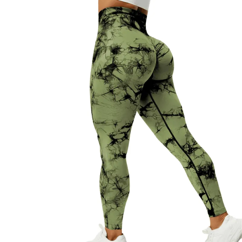 Tie Dye Workout Leggings  Sculpting Fit for Active Sessions
