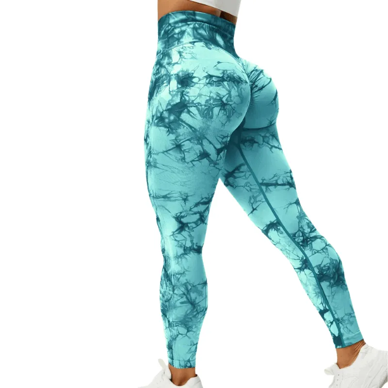 Tie Dye Workout Leggings  Sculpting Fit for Active Sessions