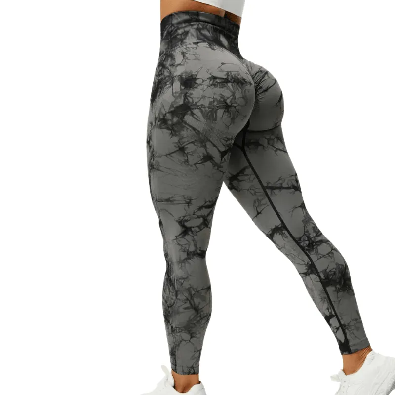 Tie Dye Workout Leggings  Sculpting Fit for Active Sessions