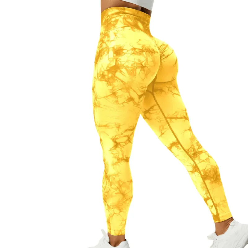 Tie Dye Workout Leggings  Sculpting Fit for Active Sessions