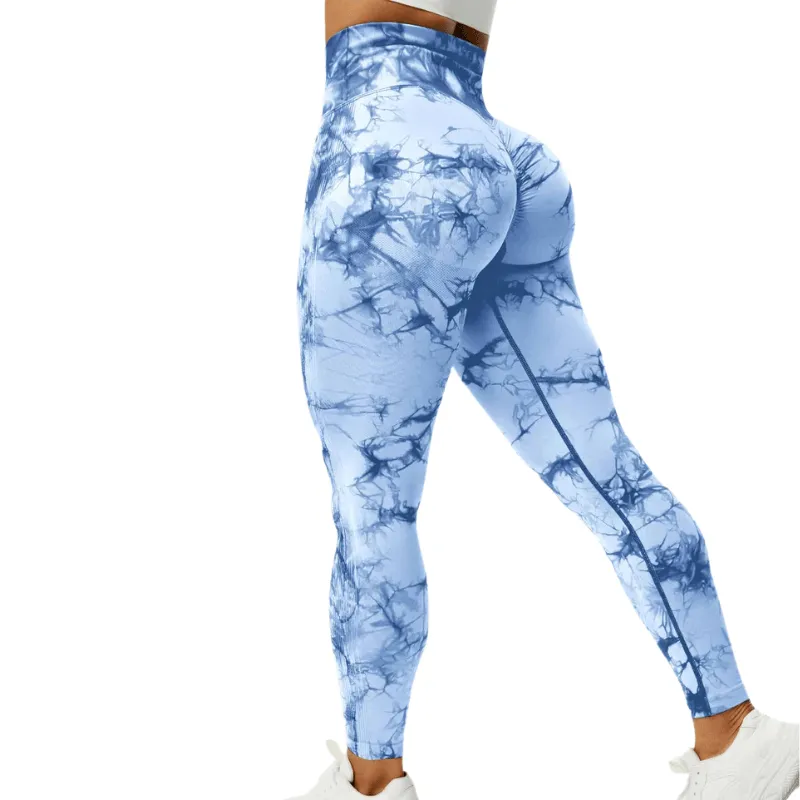 Tie Dye Workout Leggings  Sculpting Fit for Active Sessions