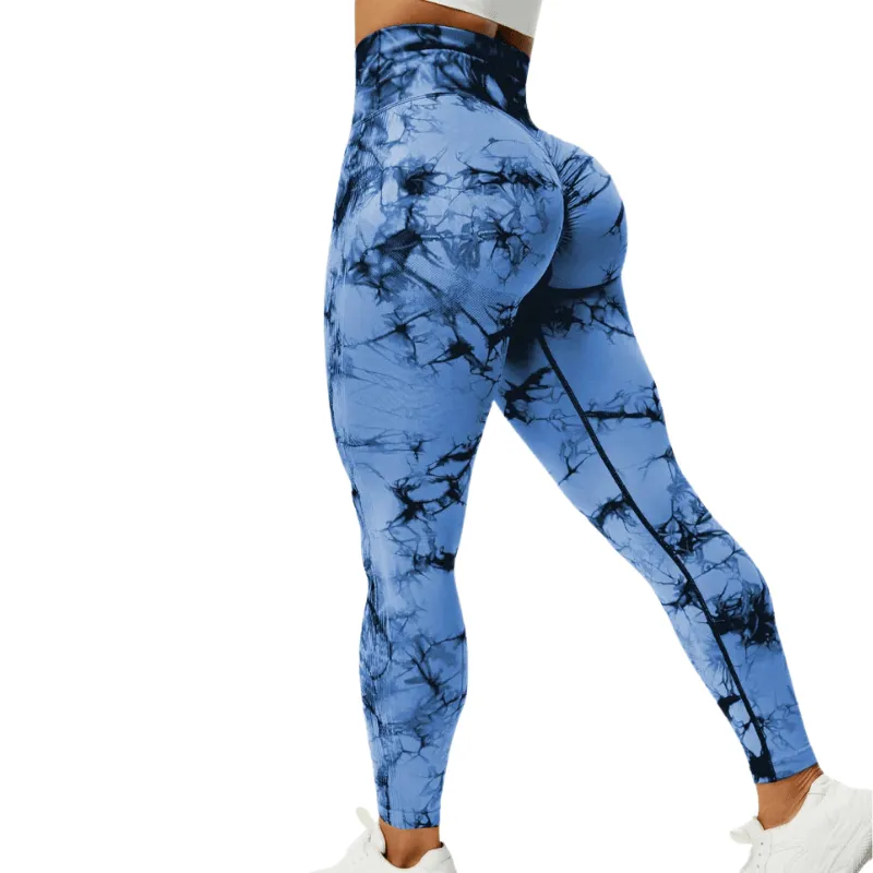 Tie Dye Workout Leggings  Sculpting Fit for Active Sessions