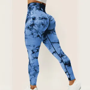 Tie Dye Workout Leggings  Sculpting Fit for Active Sessions