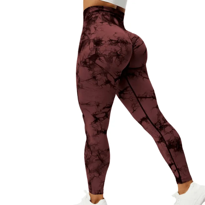 Tie Dye Workout Leggings  Sculpting Fit for Active Sessions