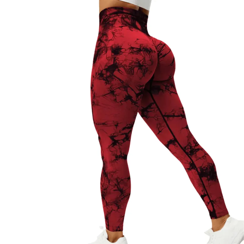 Tie Dye Workout Leggings  Sculpting Fit for Active Sessions