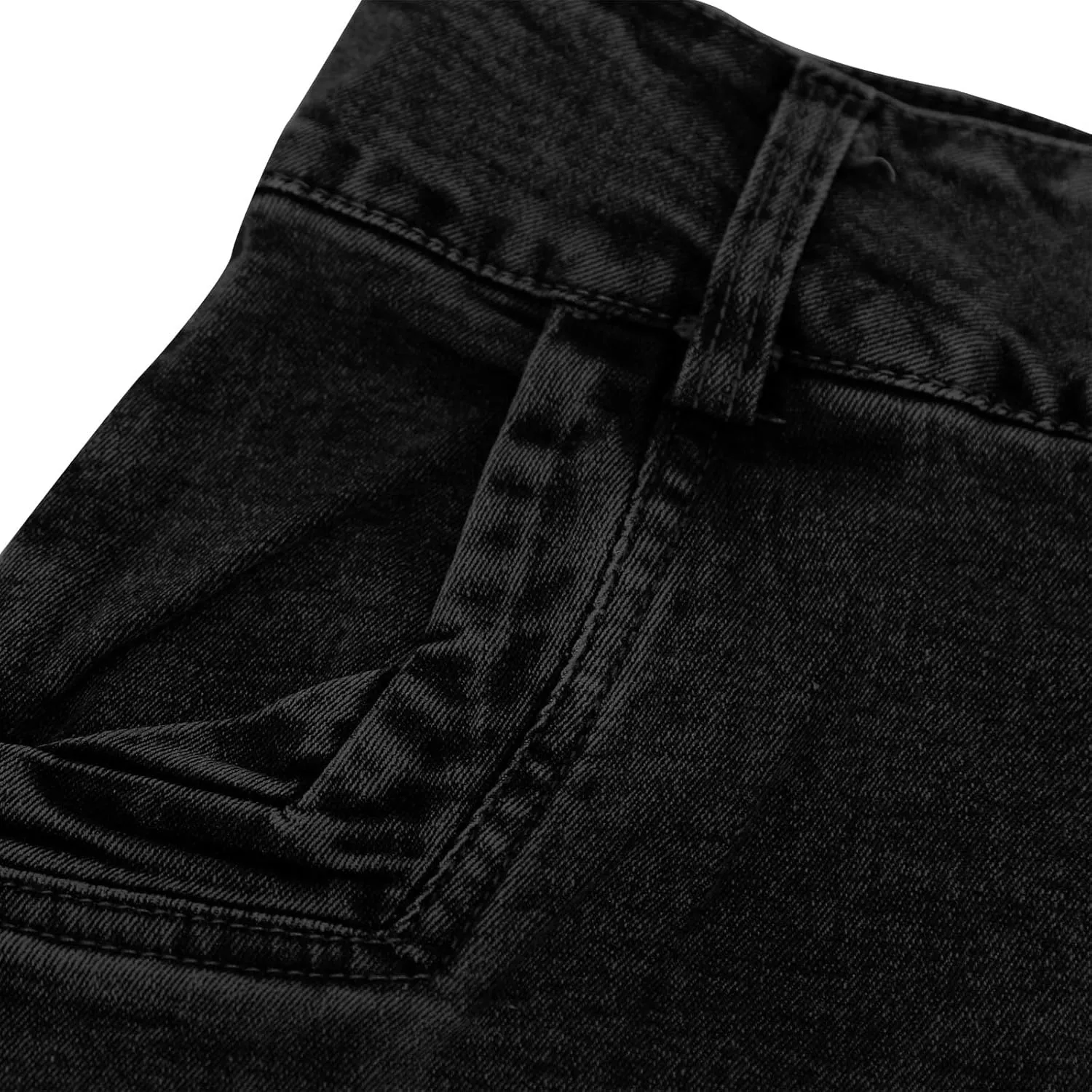 Women Denim Ripped Destroyed Irregular Skirt, Bodycon Streetwear Jean Midi Skirts, High Waist Button Pencil Skirt
