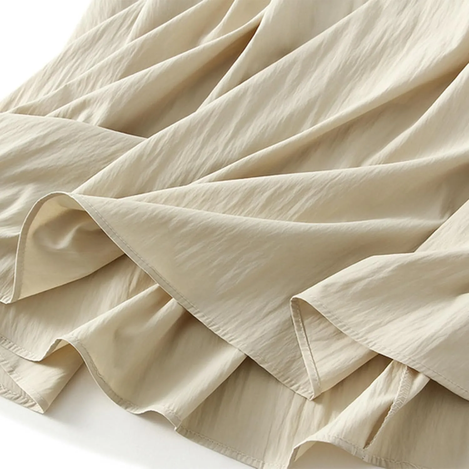 Women's Flowy Maxi Skirt Summer Pleated High Waisted A-Line Flared Long Skirts Elegant Dressy Casual Long Skirts