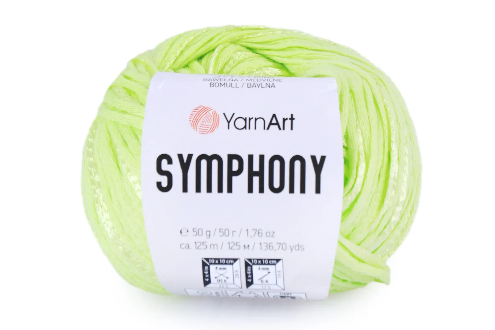 YarnArt Symphony, 23 Colors, 1.76 oz / 136 yards