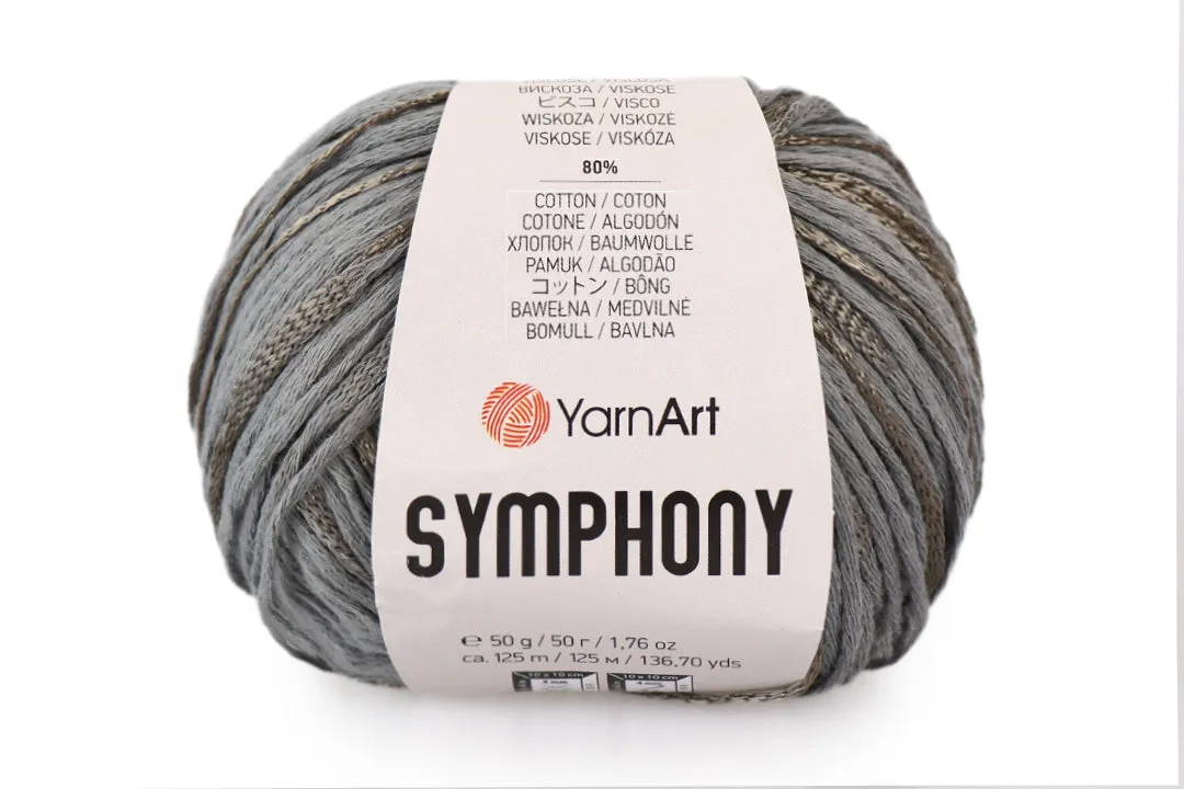 YarnArt Symphony, 23 Colors, 1.76 oz / 136 yards